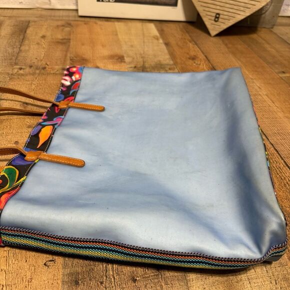 Consuela Austin Sophie Blue Floral large Tote Bag - Picture 12 of 16